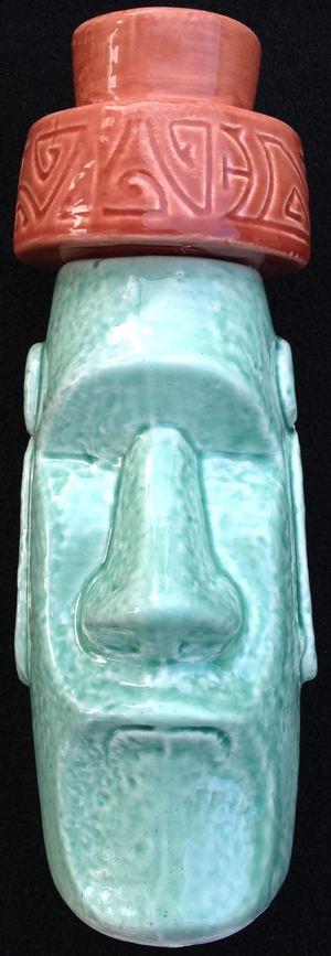 Tiki Tumbler Moai Turchese