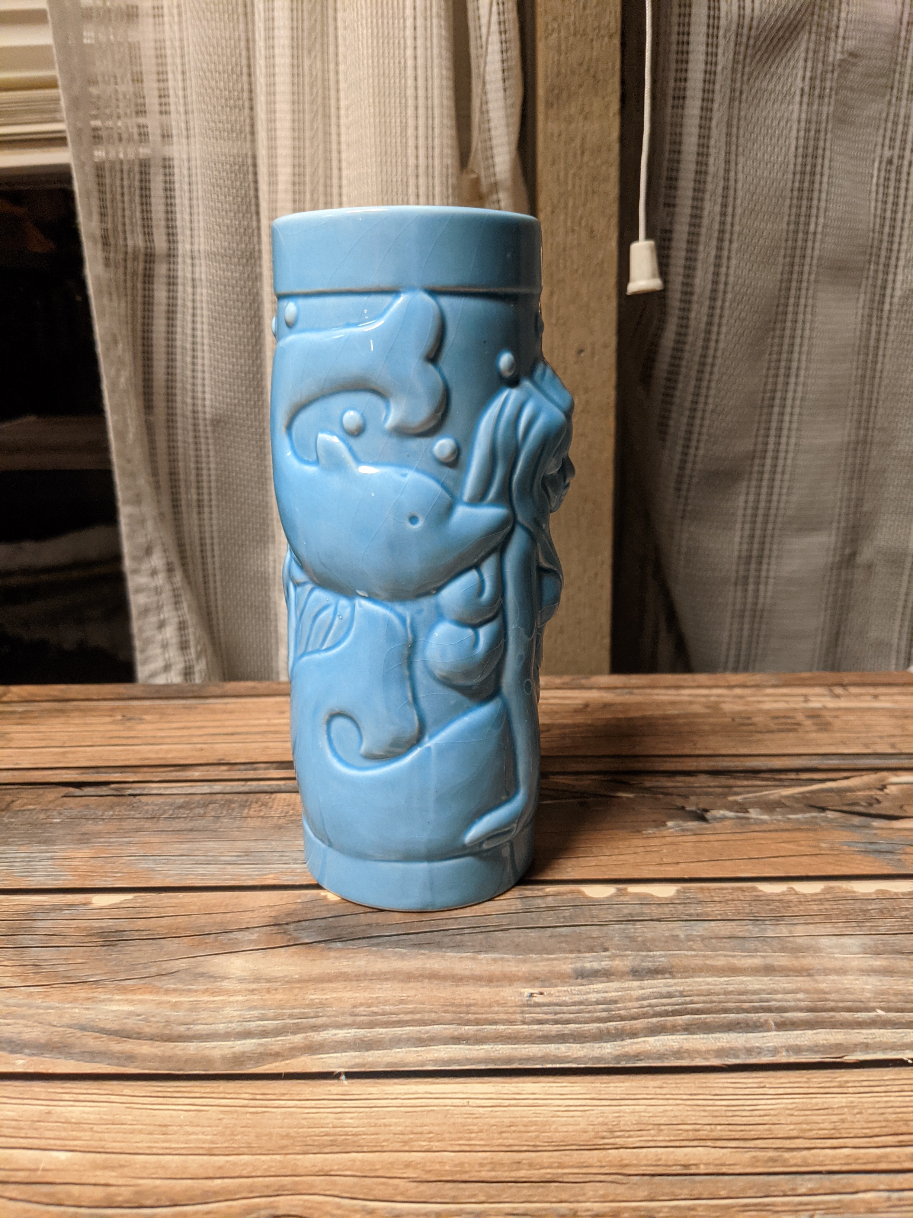 Tiki Mug: Dynasty Mermaid Mug Blue | mytiki.life