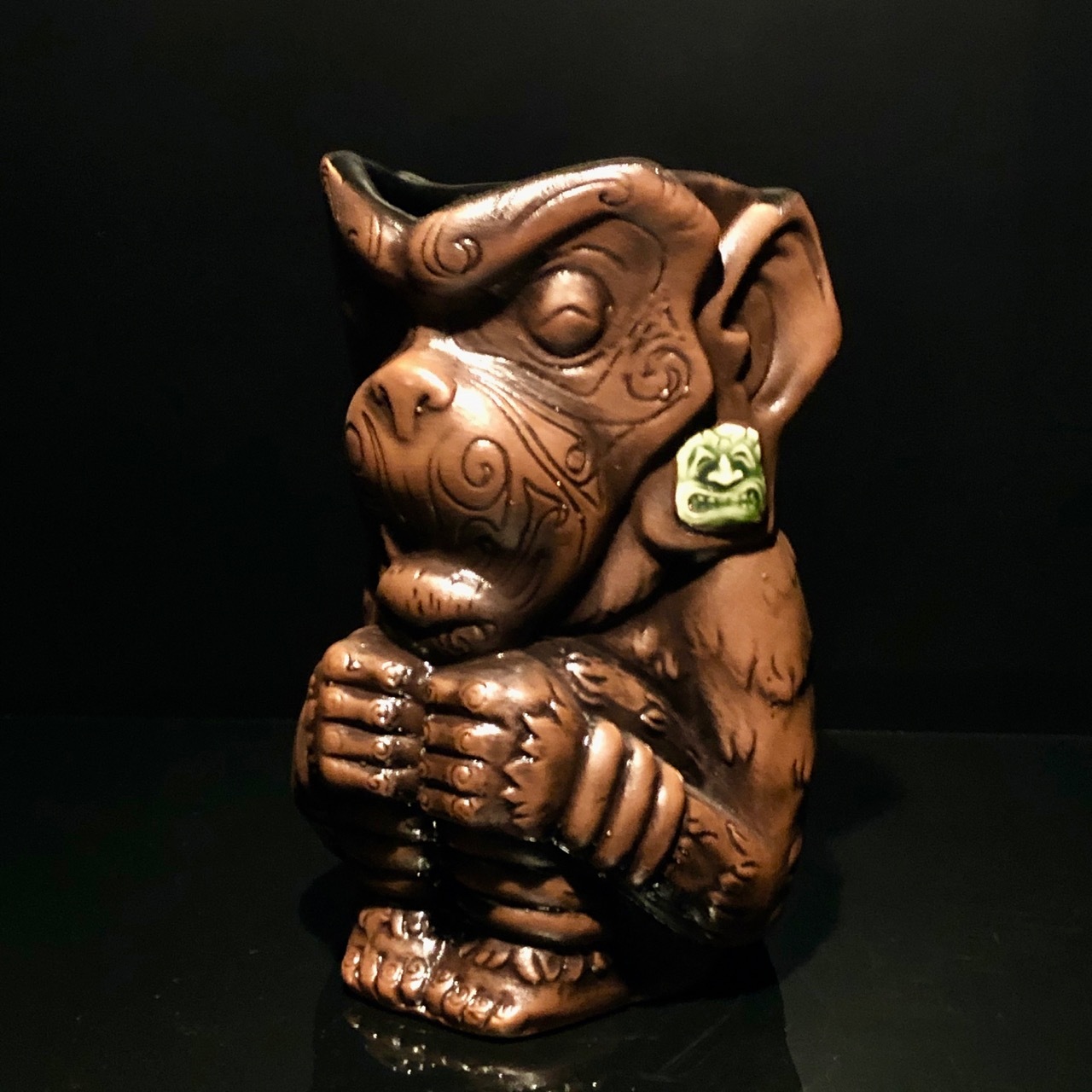 Tiki Mug: Keko Pepeiao - First Edition - Dark Brown | mytiki.life