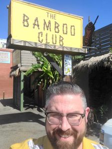 Me outside the bamboo club 7 29 23