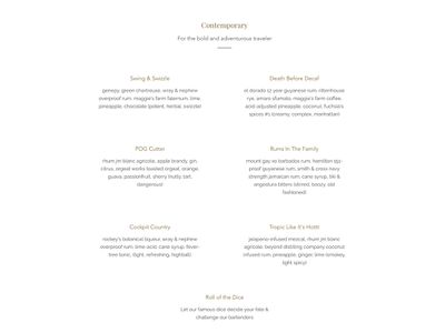 Fuchsia menu 2