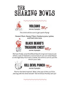 Brass monkey menu 4