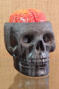 Box60 Munktiki Anatomical Skull Mug Super Limited Edition 10 black lava skulls lava