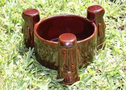 Islander Three Moai Bowl - 146859