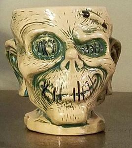 Trader Sam's Shrunken Zombie Head Mug Mahaloween Edition - 144238