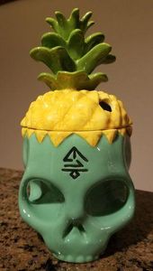 The Grass Skirt Pineapple Skully Mug - 159015