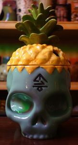 The Grass Skirt Pineapple Skully Mug - 158940