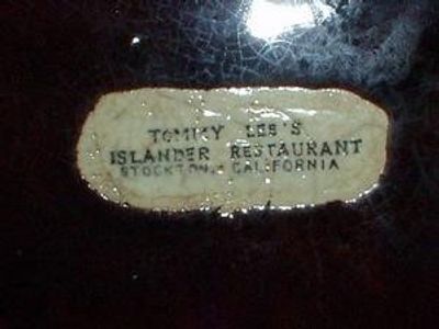 Tommy Lee's Islander Three Moai Bowl - 2626