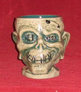 Trader Sam's Shrunken Zombie Head Mug Mahaloween Edition - 110483