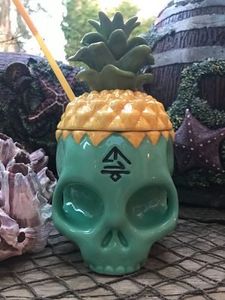 The Grass Skirt Pineapple Skully Mug - 166377