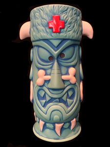 Tiki Mug: The Witch Doctor - First Edition - Blue Stain…