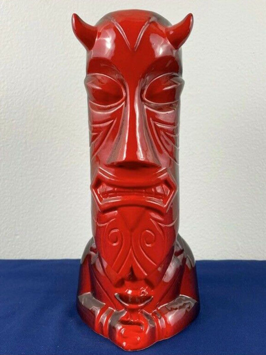 Tiki Mug: The Den Of Sin Maori Devil Tiki Mug - Third… | mytiki.life