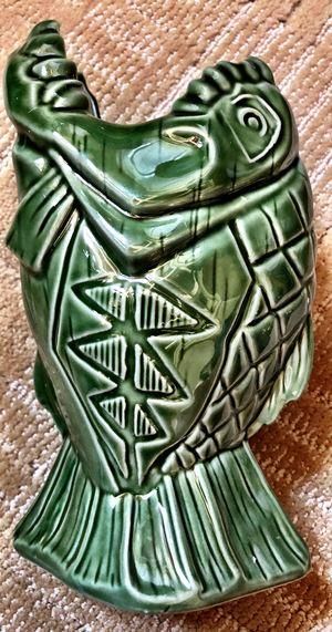 Trader Sams Green Piranha Tiki Mug Enchanted Tiki purchases Bar Disneyland 1st Edition