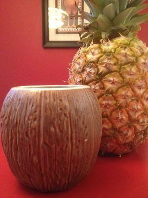 Vintage ORCHIDS OF buy HAWAII Coconut Tiki Mugs Ceramic Japan Set of 2 R-13A