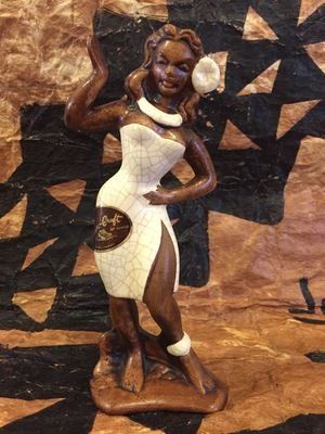 Tiki Mug: Treasure Craft Hula Girl Figure | mytiki.life