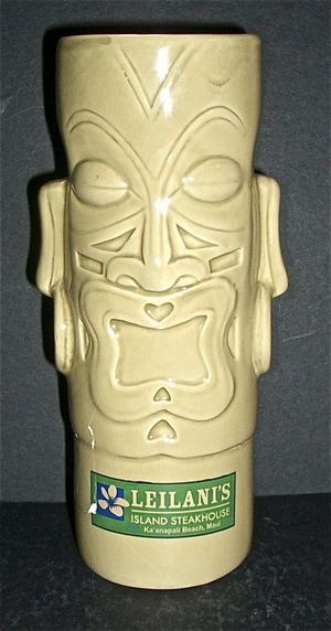 Handpain9573Tiki MugtDrinkware ||3Tiki Style Mugt||3Ceramic3Tiki Cupe ||3Tiki Decor online ||3Tiki Mugs for Cock a ls or Ornament