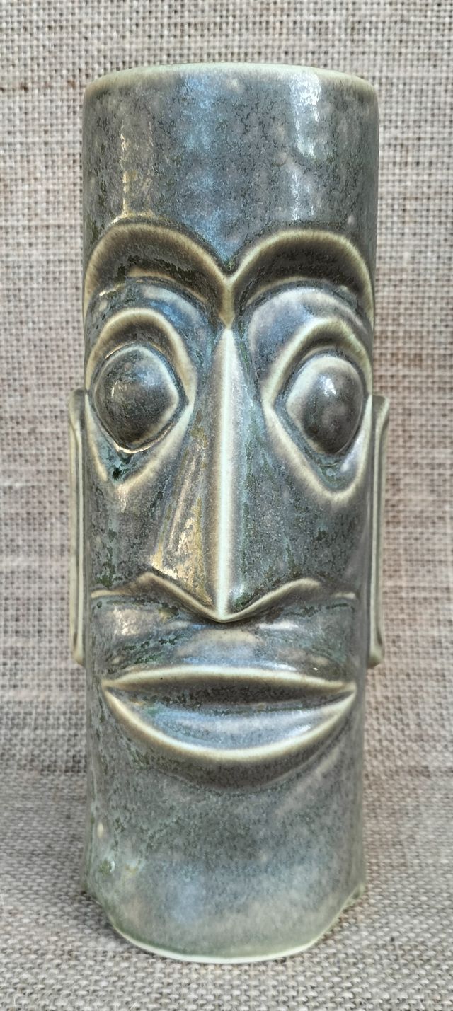 Mark Thomas Outrigger Moai Tiki store Mug Cannery Row Monterey