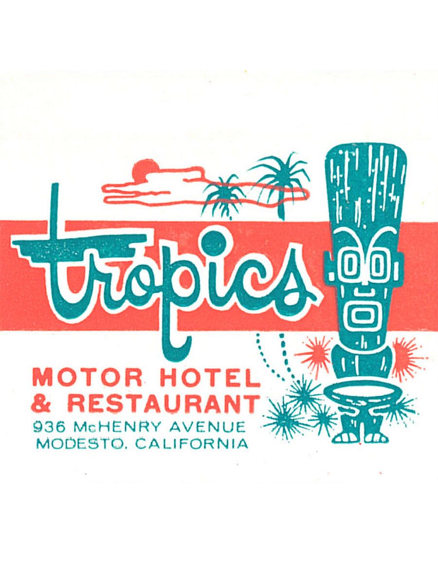 Tiki Bar: Tropics Motor Hotel - Modesto | mytiki.life