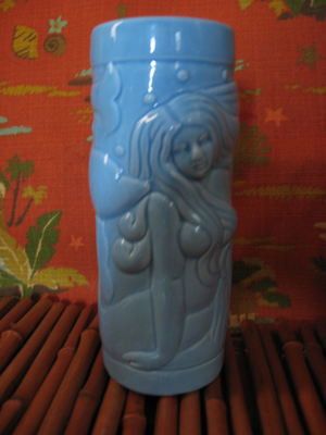 Tiki Mug: Dynasty Mermaid Mug Blue | mytiki.life